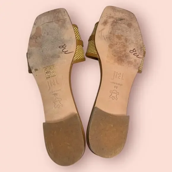 J. McLaughlin Adima Sandal Slip-ons Women Leather Sz 11 - Picture 8 of 10